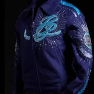 Pelle Pelle 35th Anniversary Wool Jacket | Royal Blue Jacket view 2