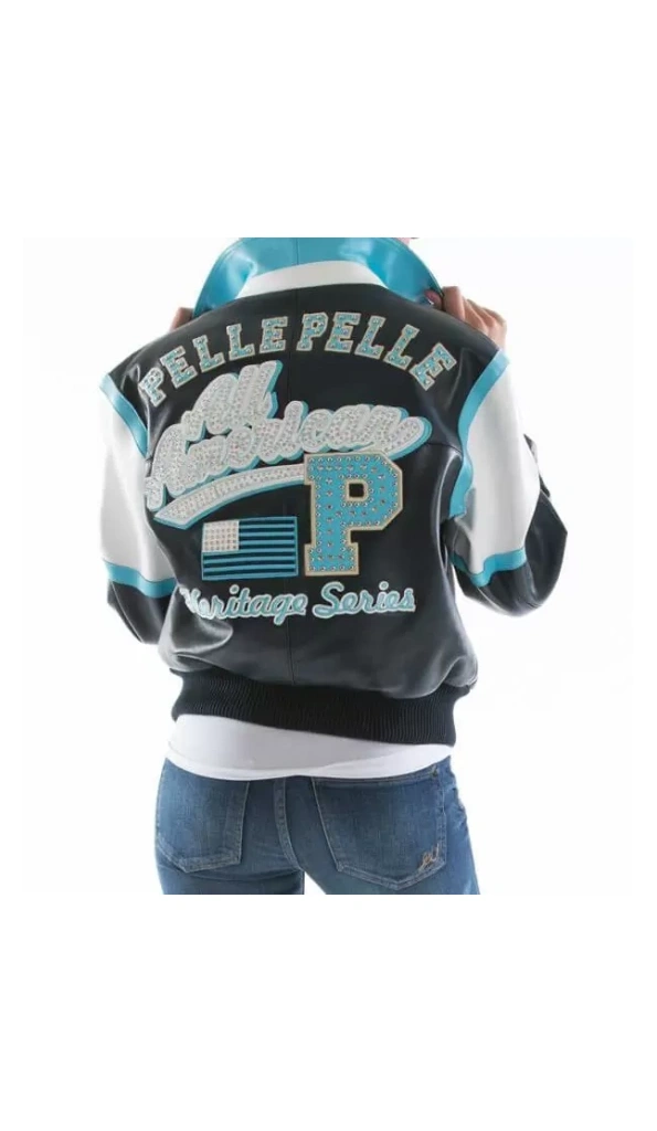 Pelle Pelle All American Black Stud Jacket