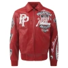 Pelle Pelle Red American Bruiser Leather Jacket