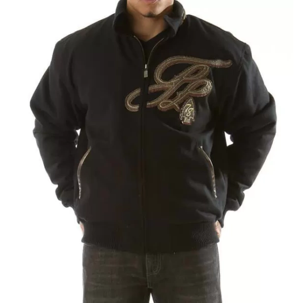 Pelle Pelle Black Royal Wool Jacket view 2