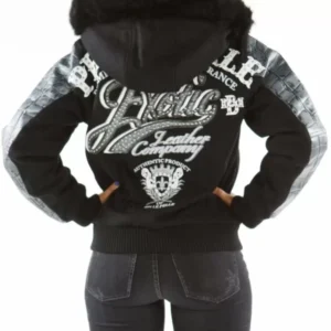 Pelle Pelle Black Hood Wool Jacket view 2
