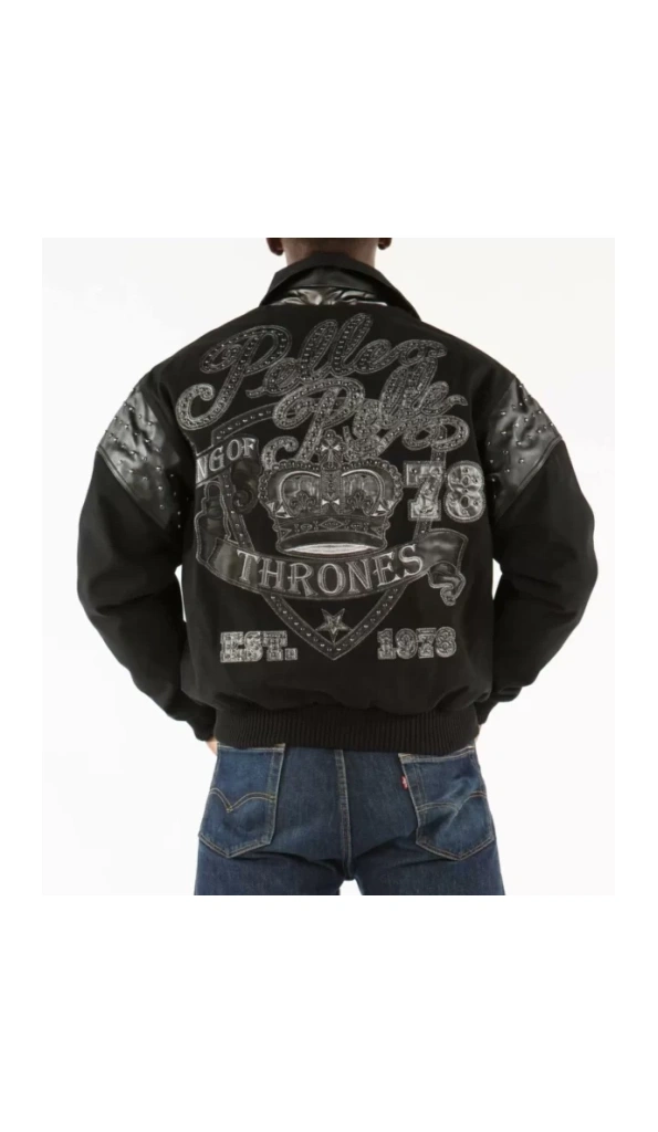 Pelle Pelle Black 1978 King Wool Jacket