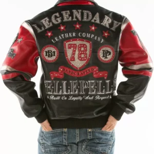 Pelle Pelle Black Red Leather Jacket view 2