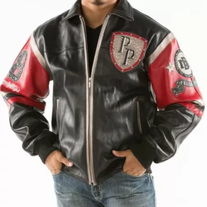 Pelle Pelle Black Red Leather Jacket view 1