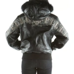 Bold Pelle Pelle Black Crest Fur Hood Jacket