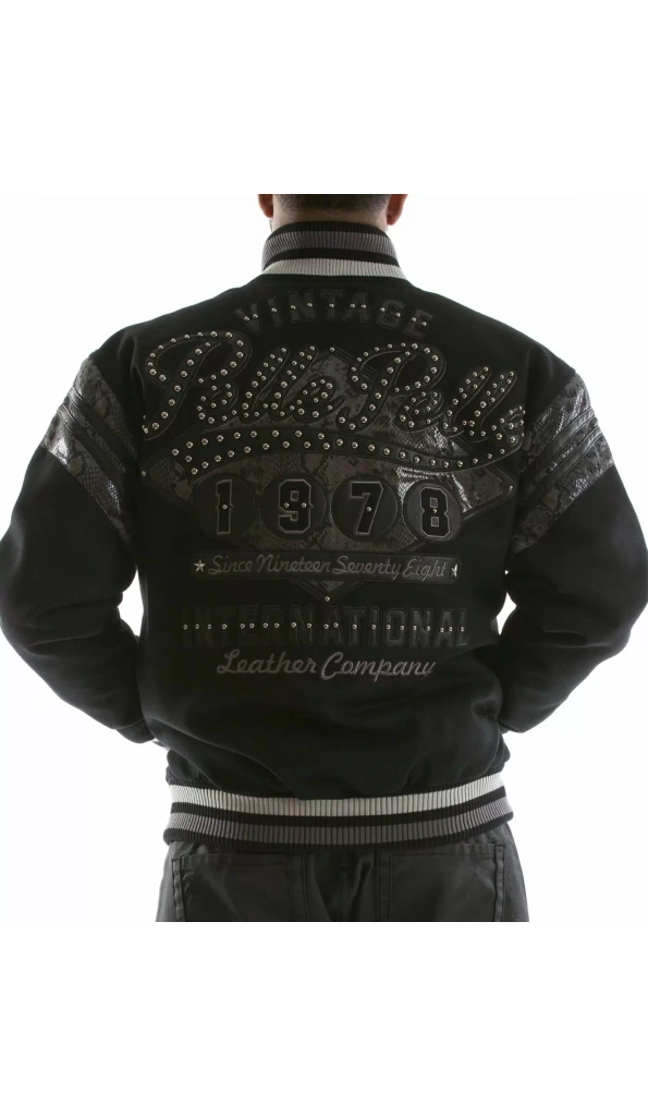Pelle Pelle Black Vintage Wool Jacket