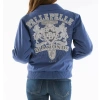 Exclusive Pelle Pelle Blue Diamonds Queen Jacket