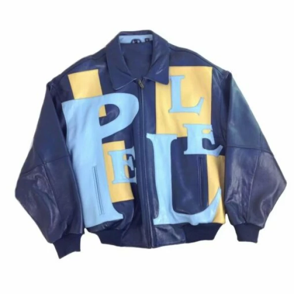 PELLE PELLE BOMBER BLUE JACKET SUPERB