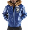 Pelle Pelle Blue Emblem MB Leather Jacket