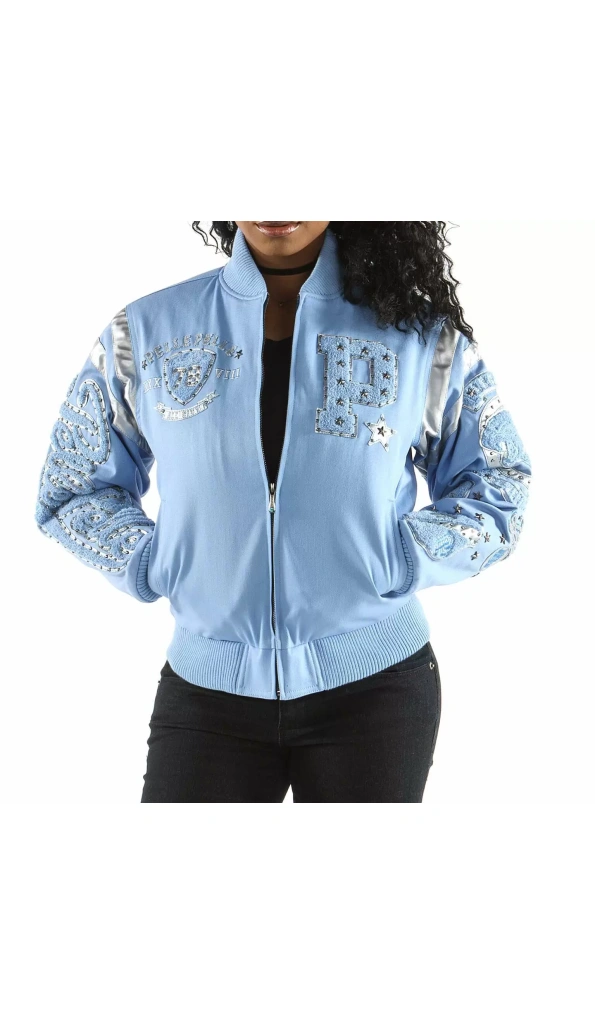 Pelle Pelle Blue Patches Jacket