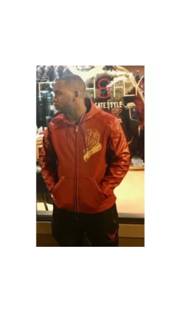 PELLE PELLE HOODIE BROWN JACKET IMPRESSIVE