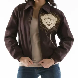 Bold Pelle Pelle Brown Diamonds Queen Jacket view 2