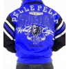 Exclusive Pelle Pelle Chicago Tribute Blue Varsity Jacket