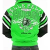 Bold Pelle Pelle Chicago Tribute Green Varsity Jacket