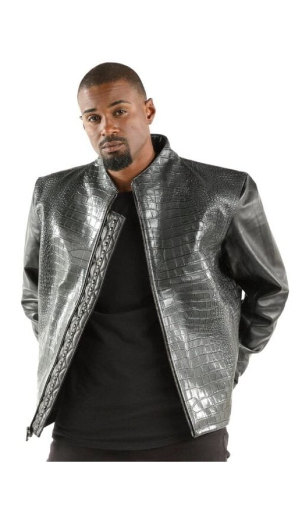 Pelle Pelle Black China Collar Jacket
