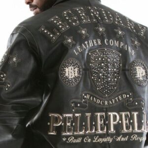 Pelle Pelle Legendary Black Stud Men Jacket view 3