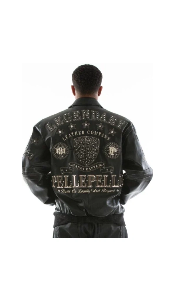 Pelle Pelle Legendary Black Stud Men Jacket