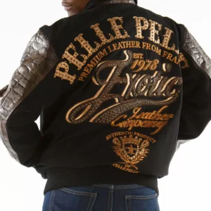 Pelle Pelle Brown Wool Leather Jacket view 2