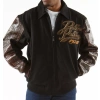 Pelle Pelle Brown Wool Leather Jacket