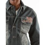 Pelle Pelle Men Denim Grey Jacket