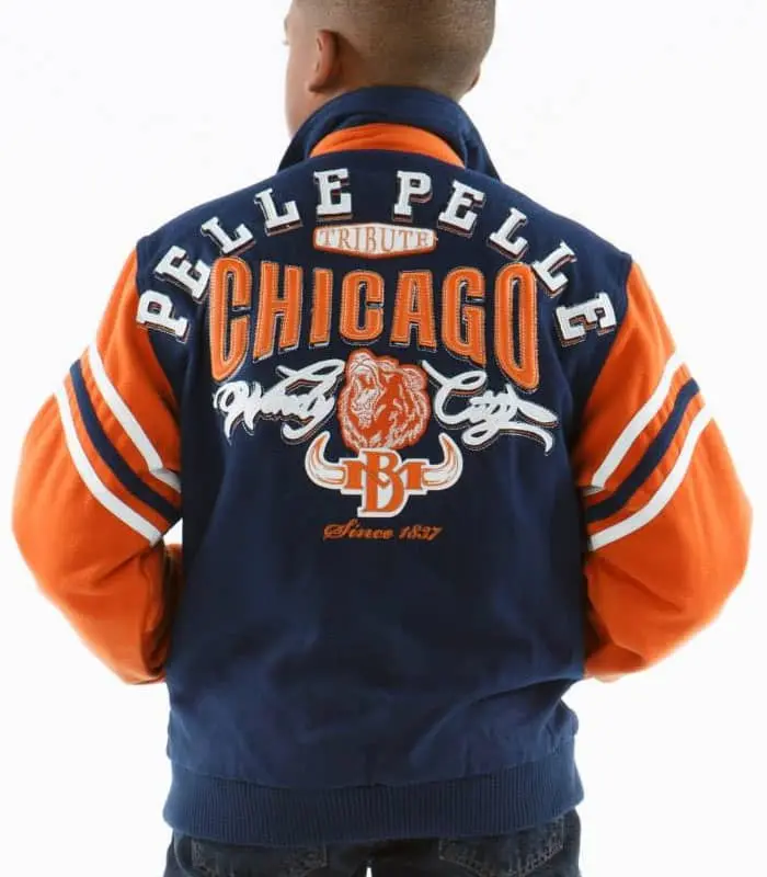 Pelle Pelle Kids Chicago Bear Blue Jacket
