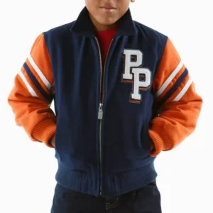 Pelle Pelle Kids Chicago Bear Blue Jacket view 2