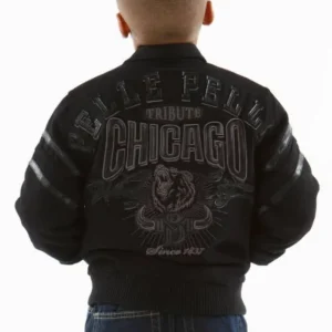 Pelle Pelle Kids Chicago Black Jacket