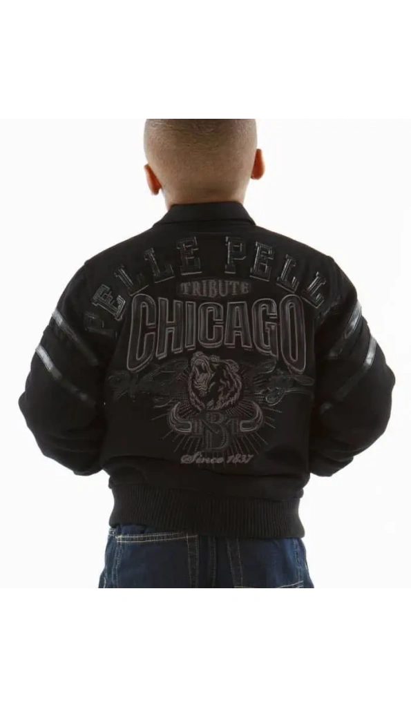 Pelle Pelle Kids Chicago Black Jacket