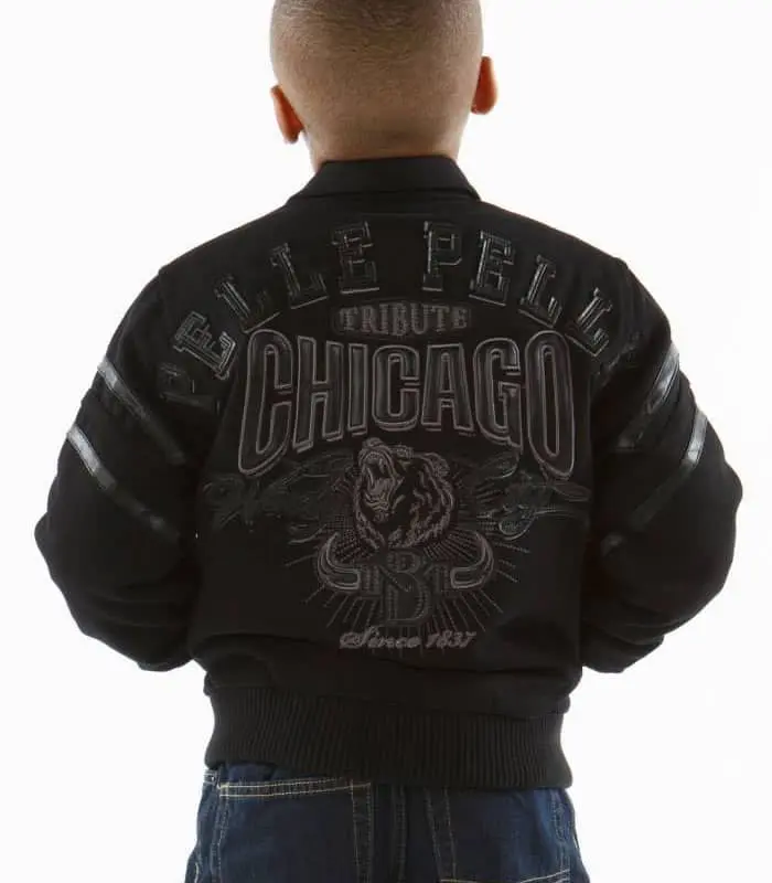 Pelle Pelle Kids Chicago Black Jacket