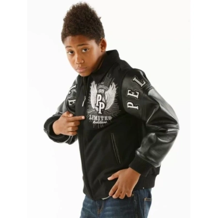 Pelle Pelle Kids Limited 1978 Black Jacket