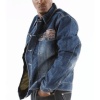 Pelle Pelle Men Denim Blue Jacket