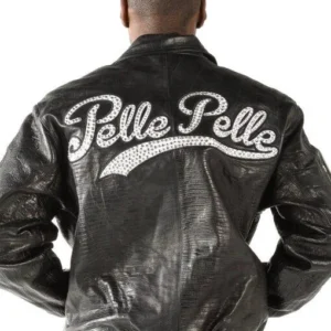 Pelle Pelle Black MB Varsity Leather Jacket | Men Jacket view 2