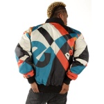 Pelle Pelle Abstract Bomber Blue Jacket