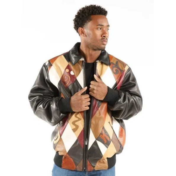 Pelle Pelle Mens Multicolor Jacket