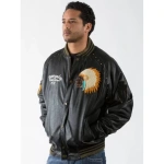 Pelle Pelle Men Bomber Black Jacket