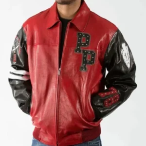 Pelle Pelle Chief Keef 1978 Leather Jacket | Red Jacket view 3