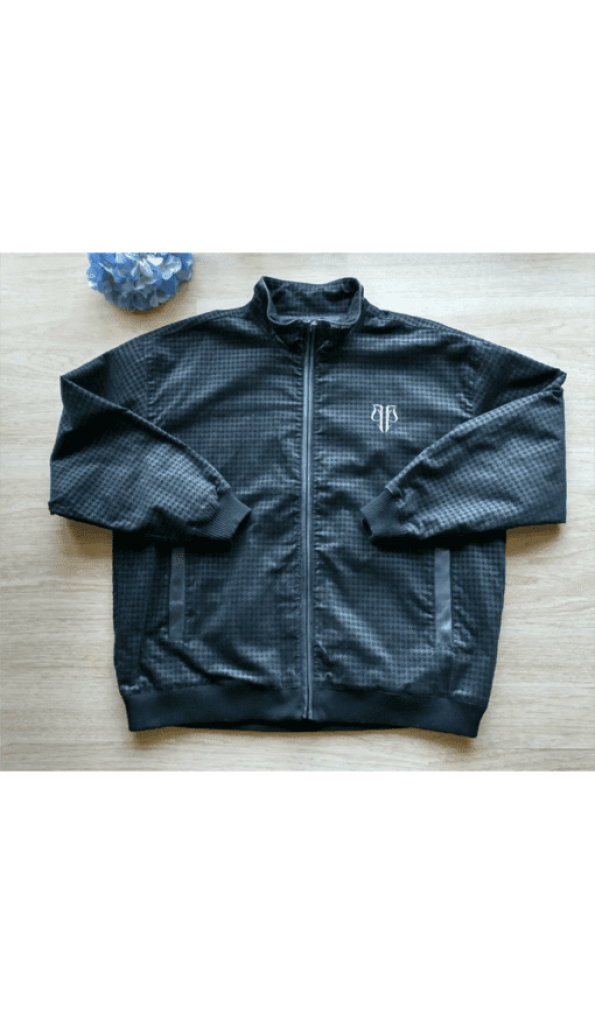 Pelle Pelle Black Cotton Bomber Jacket