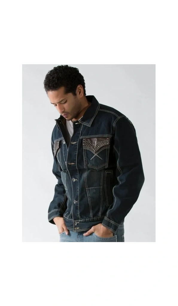 PELLE PELLE BLUE POCKET DENIM JACKET