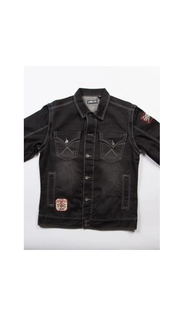PELLE PELLE DARK GREY DENIM JACKET