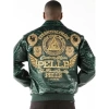 Pelle Pelle Mens Eye Green Leather Jacket