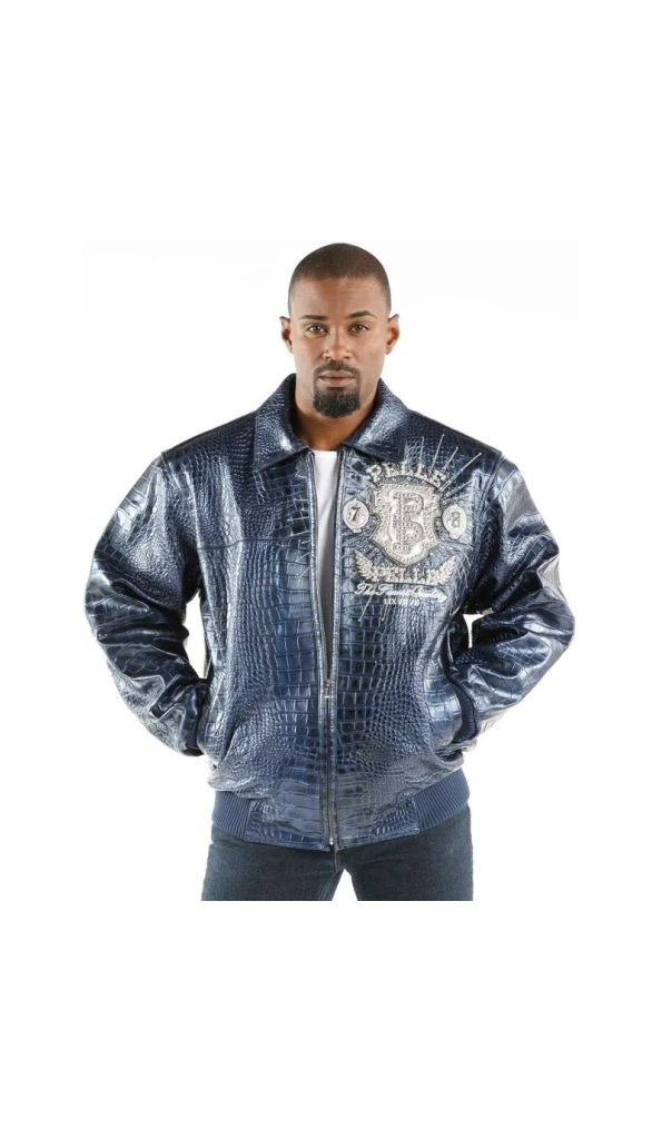 Bold Pelle Pelle Light Blue Jacket