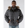 PELLE PELLE GREY FUR PUFFER