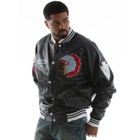 Pelle Pelle Men Chief Keef Varsity Jacket