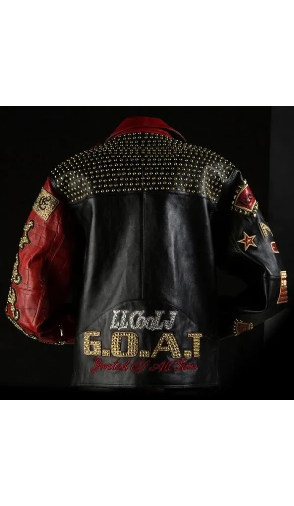 PELLE PELLE G.O.A.T BLACK AND RED JACKET