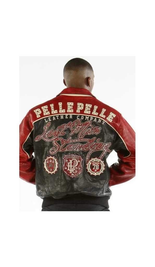 Amazing PELLE PELLE MAN STANDING RED JACKET