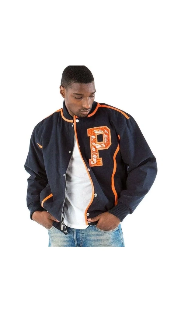 NAVY BLUE PELLE PELLE JACKET
