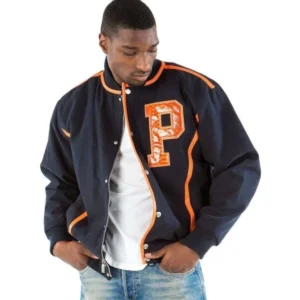 NAVY BLUE PELLE PELLE JACKET view 1