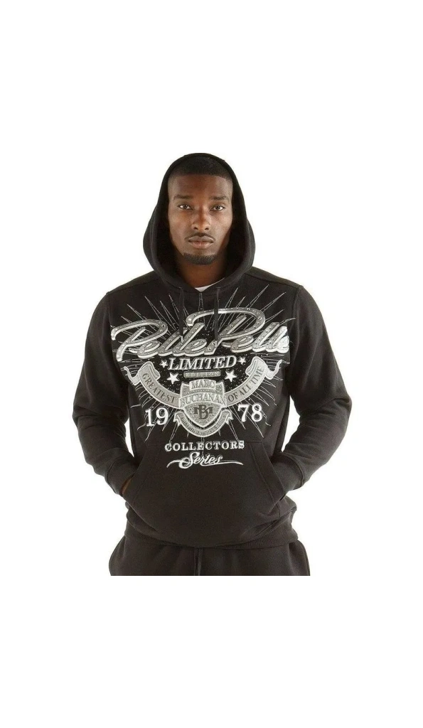 PELLE PELLE COLLECTORS SERIES BLACK HOODIE
