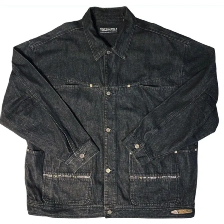 Bold Pelle Pelle Black Denim Jacket