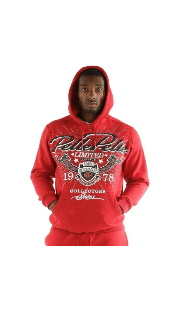 MARC RED HOODIE BY PELLE PELLE